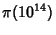 $\displaystyle \pi(10^{14})$