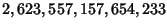 $\displaystyle 2,623,557,157,654,233$