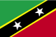 圣徒Kitts 和Nevis 旗子